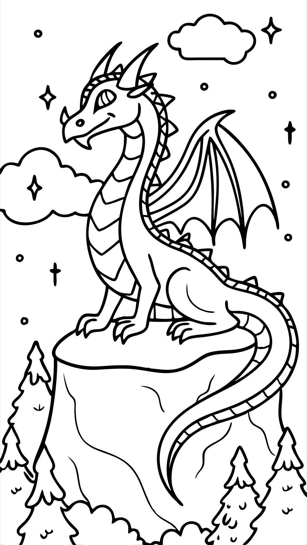 coloriage dragon